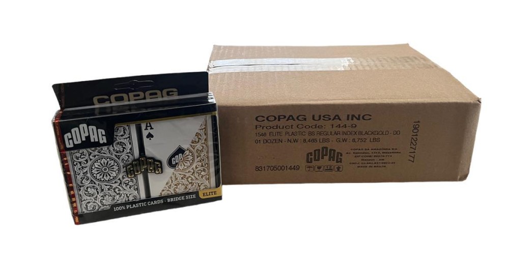 Bridge Regular Index 1546 Black Gold COPAG Case 12 Setups