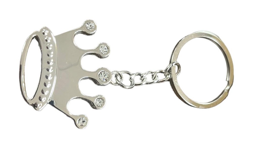 Chrome Queen Keychain