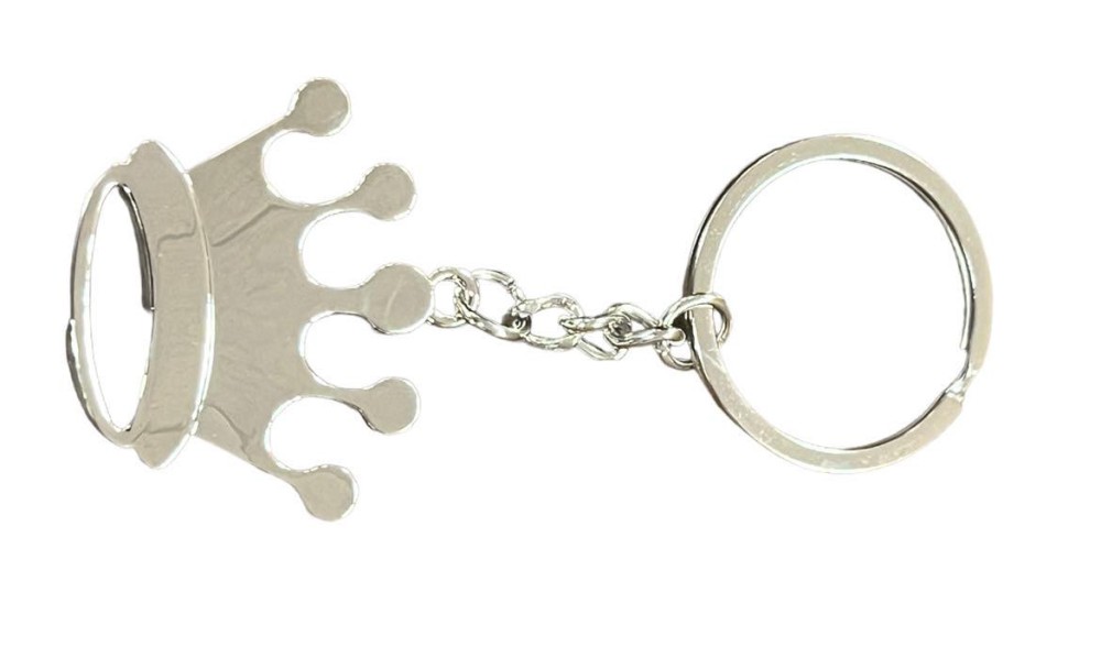 Chrome Queen Keychain