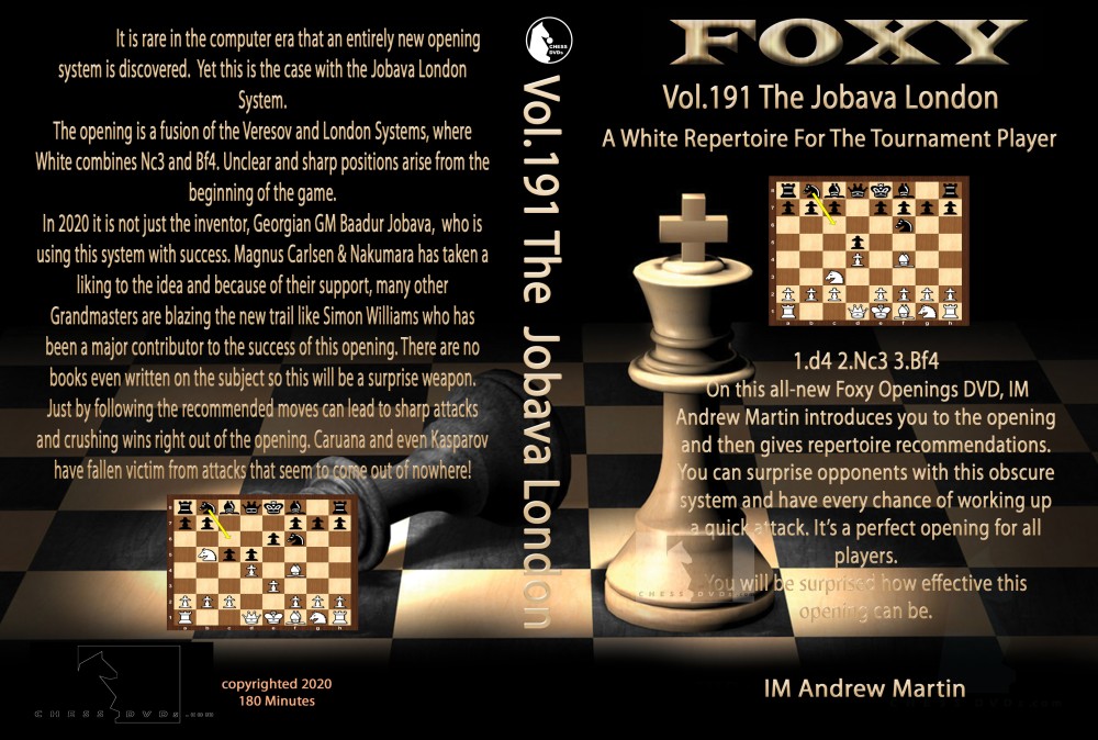 Foxy Chess 191 Download   Jobava London for The Tournament Player