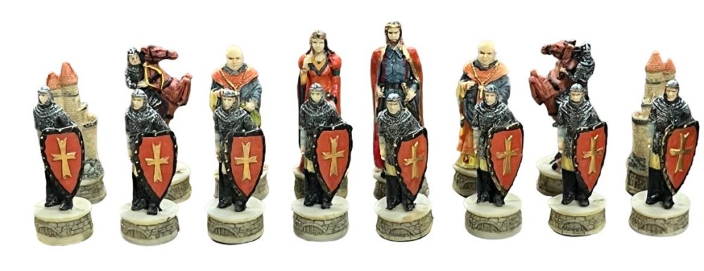 The  Robin Hood Resin Theme Chess Pieces