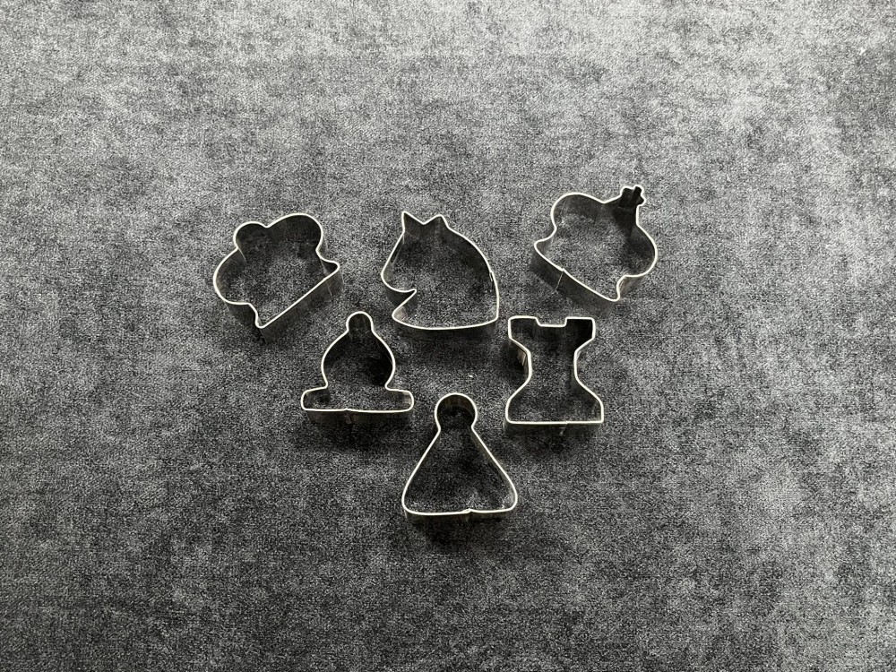 Chess Piece Cookie Cutters - Set of 6
