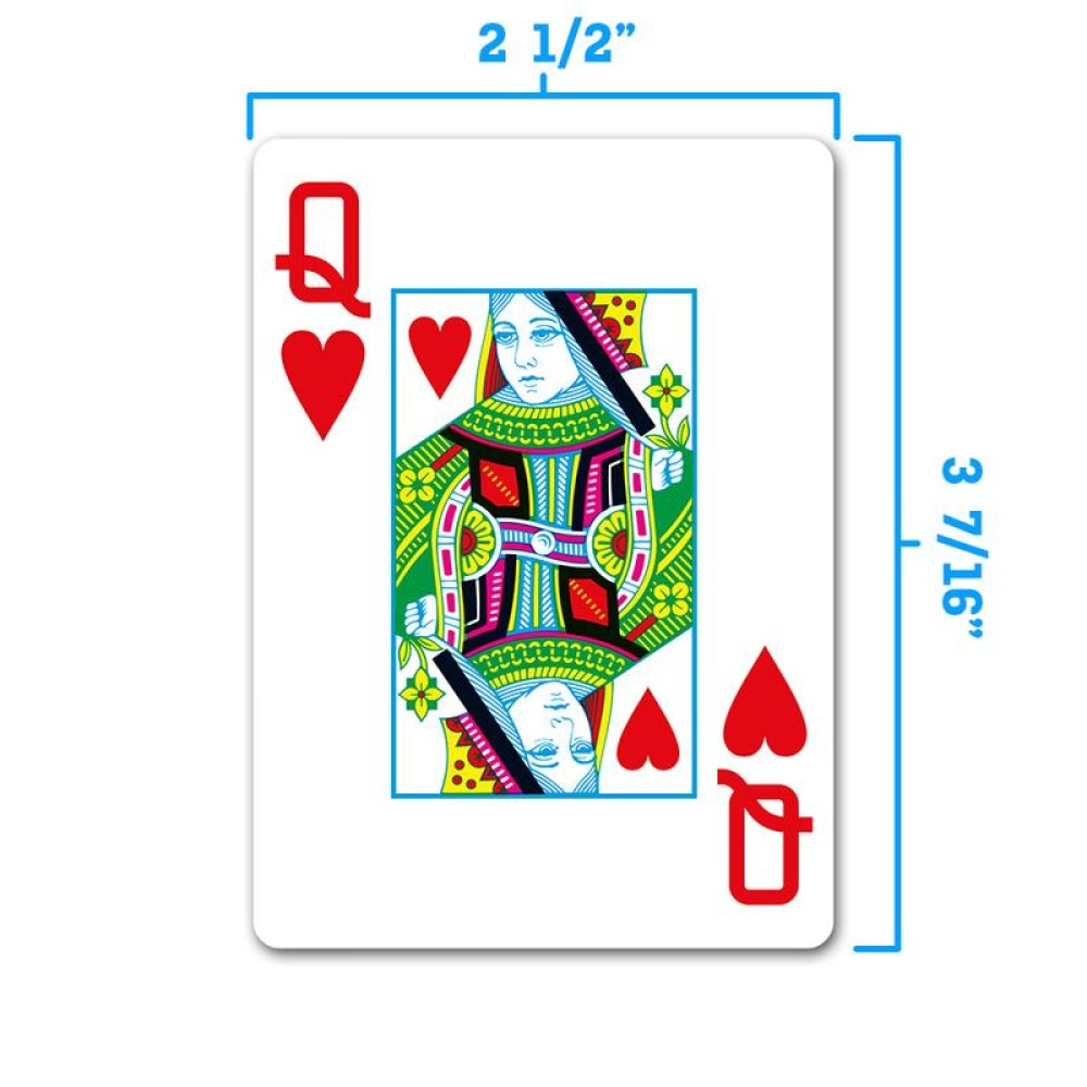 COPAG Legacy -Red/Blue - Super Index - Poker Playing Cards