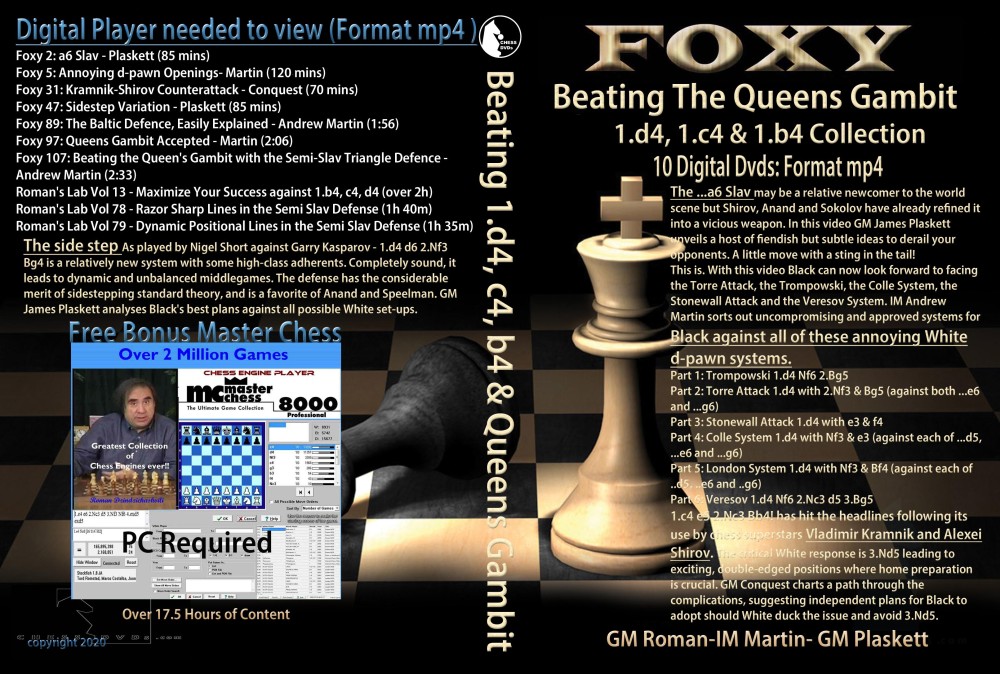 Beating The Queen's Gambit 10 DVD Collection - Disk or Download