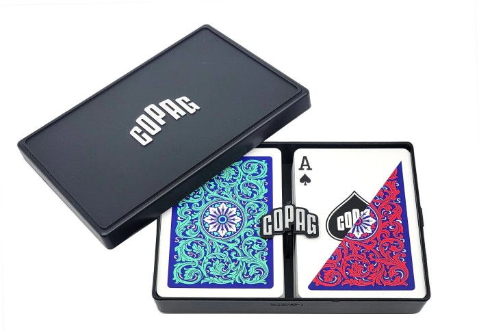 COPAG 1546 GREEN/RED  -  Regular Index - Poker