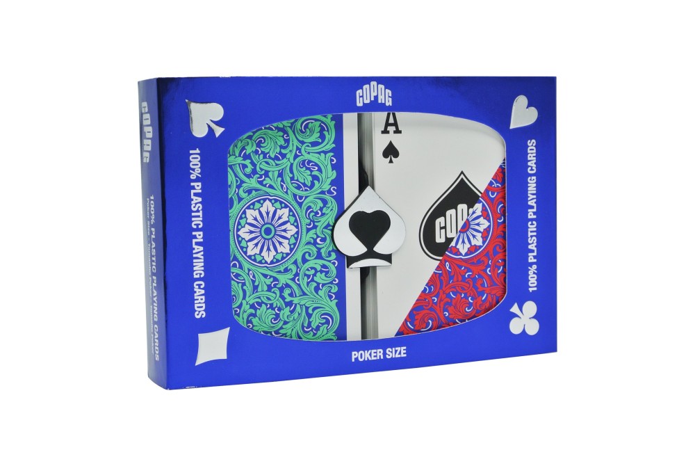 COPAG 1546 GREEN/RED  -  Regular Index - Poker