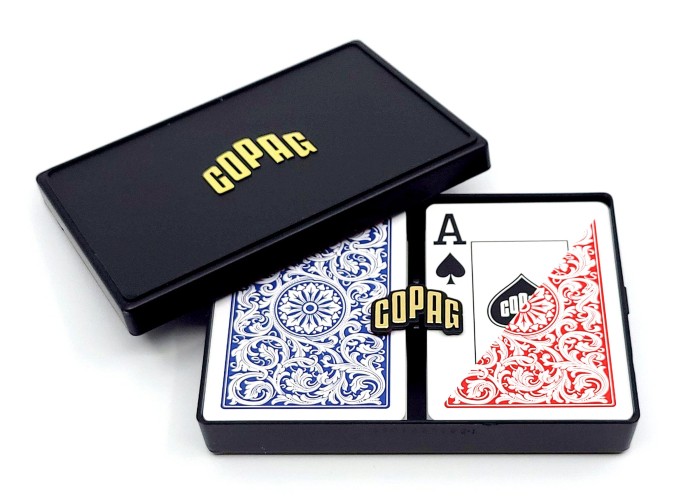 COPAG 1546 - Red Blue  -  Super Index  - Poker