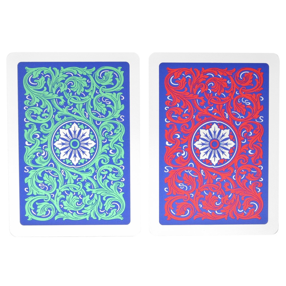 COPAG 1546 - GREEN/RED  -  Super Index - Poker
