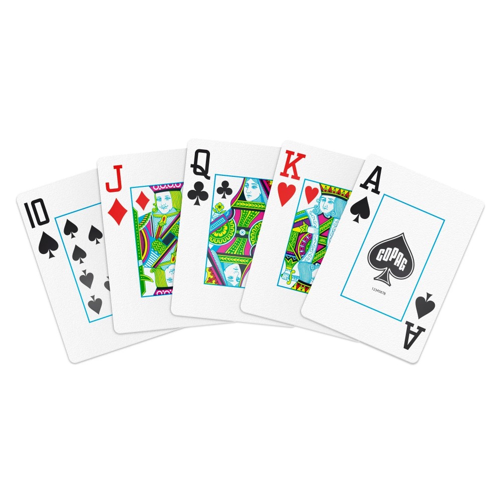COPAG 1546 - GREEN/RED  -  Super Index - Poker
