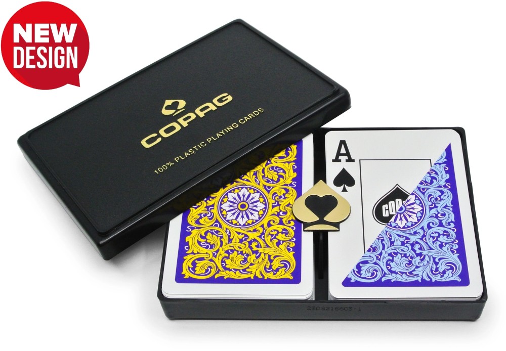 COPAG 1546 - Blue/Yellow  -  Super Index - Poker