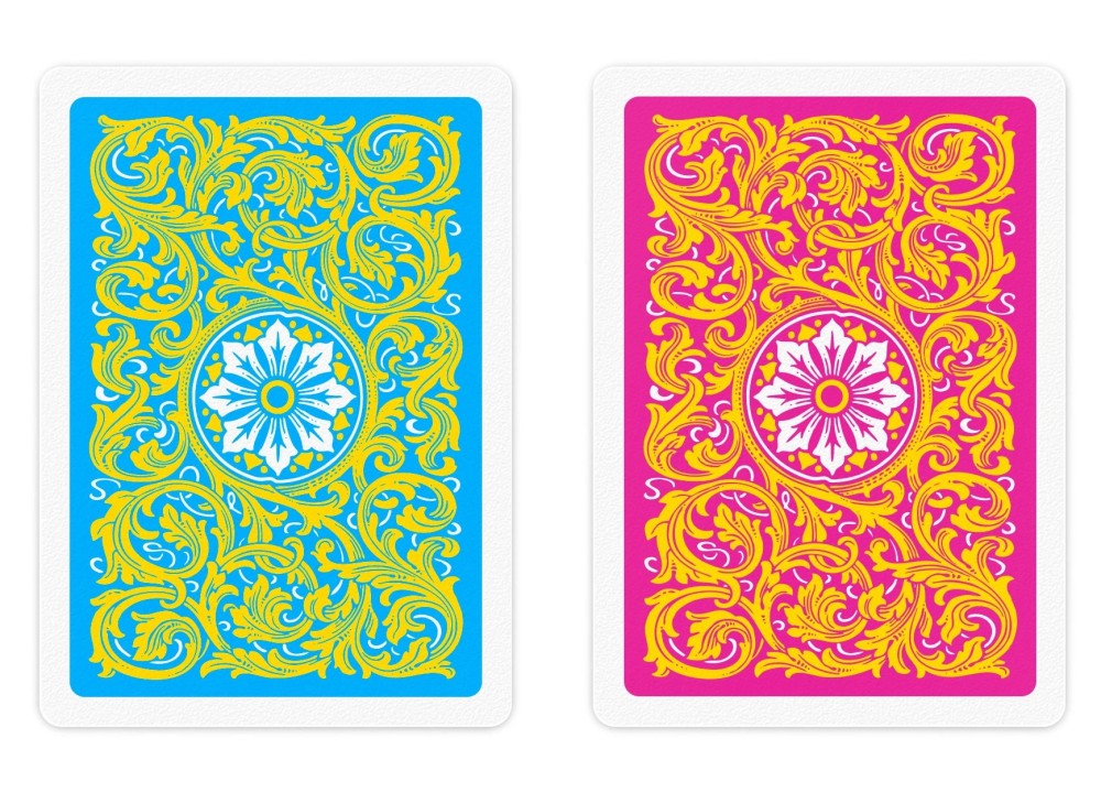 COPAG 1546 - Blue/Pink/Yellow - Jumbo - Poker Cards