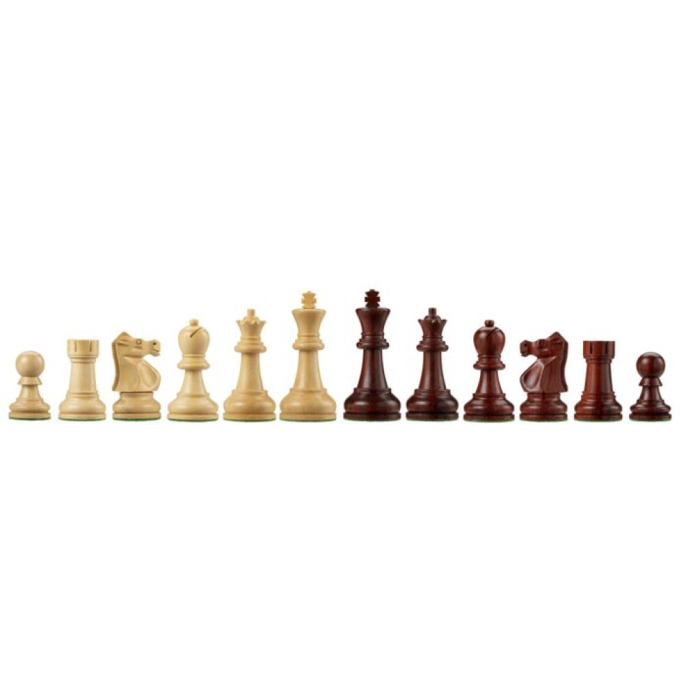 Ultimate Chess Pieces - 3.75 King - Indian Redwood/Boxwood