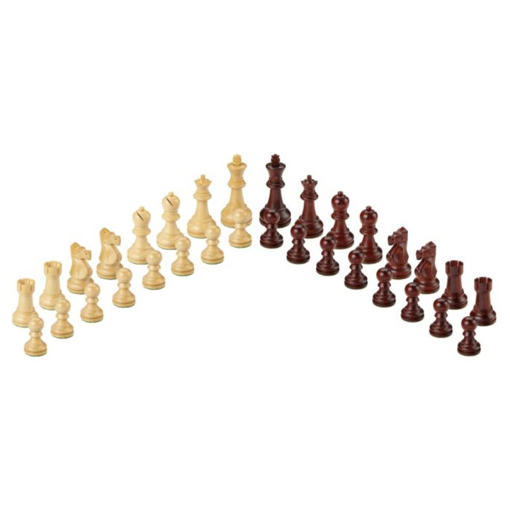 Ultimate Chess Pieces - 3.75 King - Indian Redwood/Boxwood