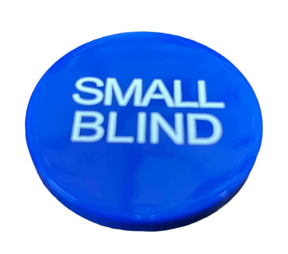 Texas hold'em Dealer Small Big Blind Buttons