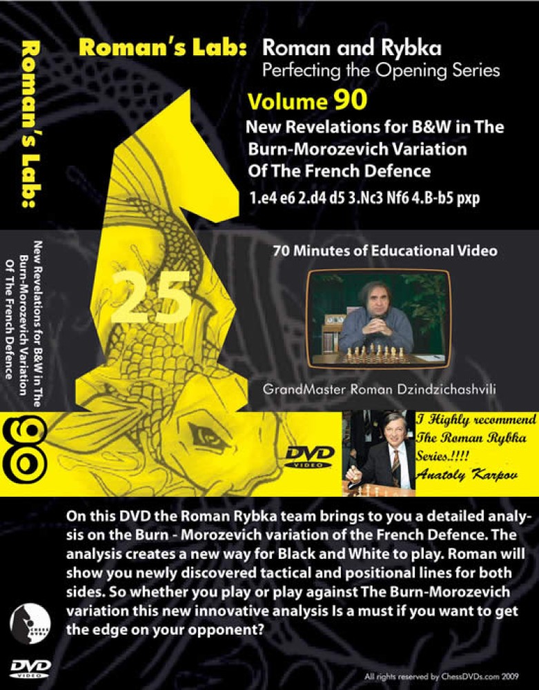 Roman's Chess Dwnload 90: Burn - Morozevich French Defence