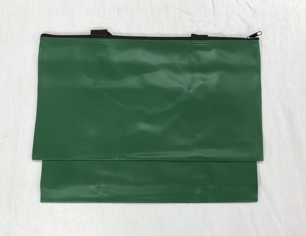 Large Vinyl Bag w/loop - Green