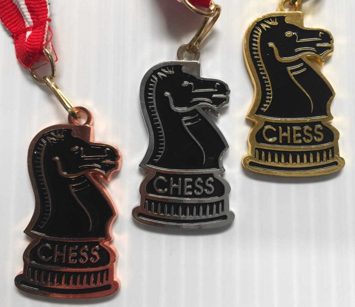 Knight Chess Medal