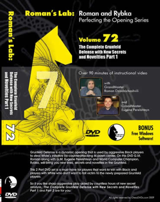 Roman's Lab 72: Complete Grunfeld Defense w/ New Secrets - 1