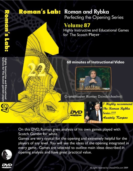 RL 87: Highly Instructive Chess games for the Scotch Player