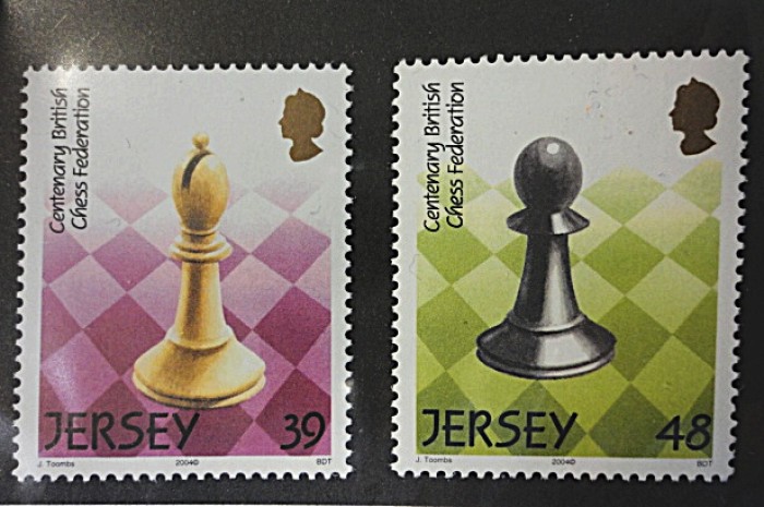 Jersey Chess Stamps