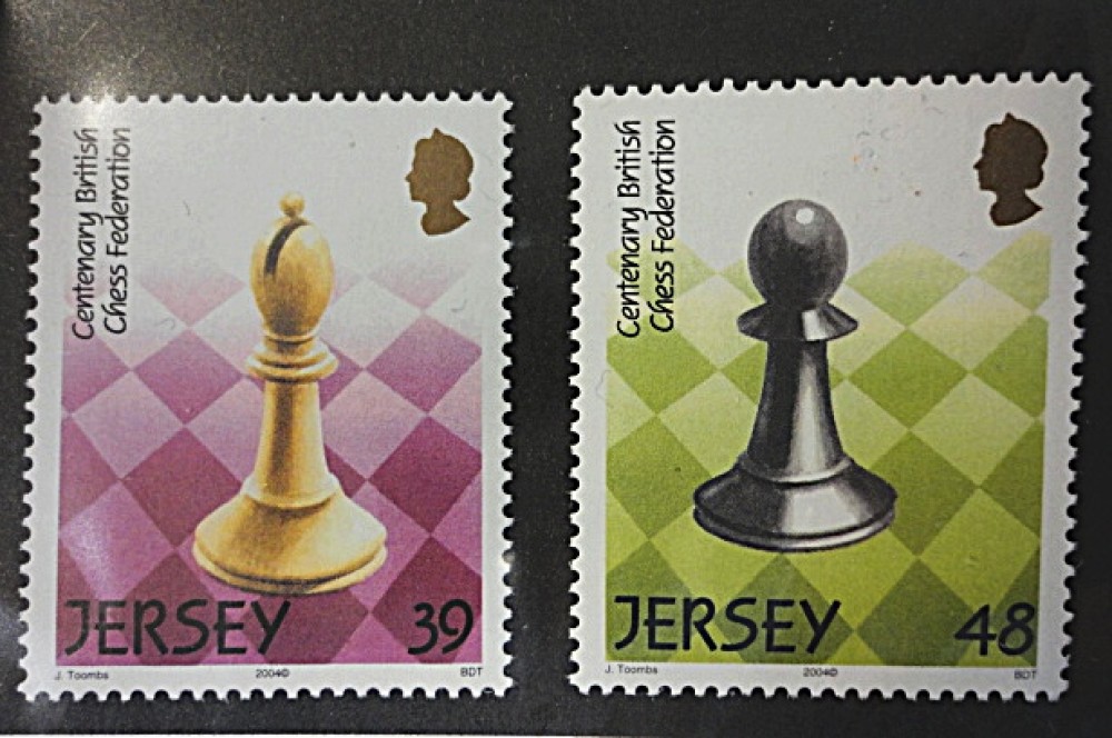Jersey Chess Stamps