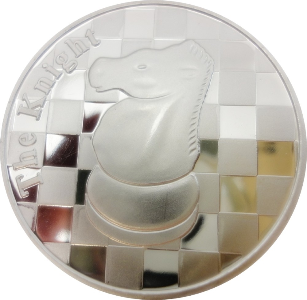 Chess Coin - The Knight: 1 Troy Oz .999 Silver Round - 1st Ed.
