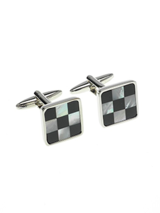 Chess Board Cuff Links 3X3