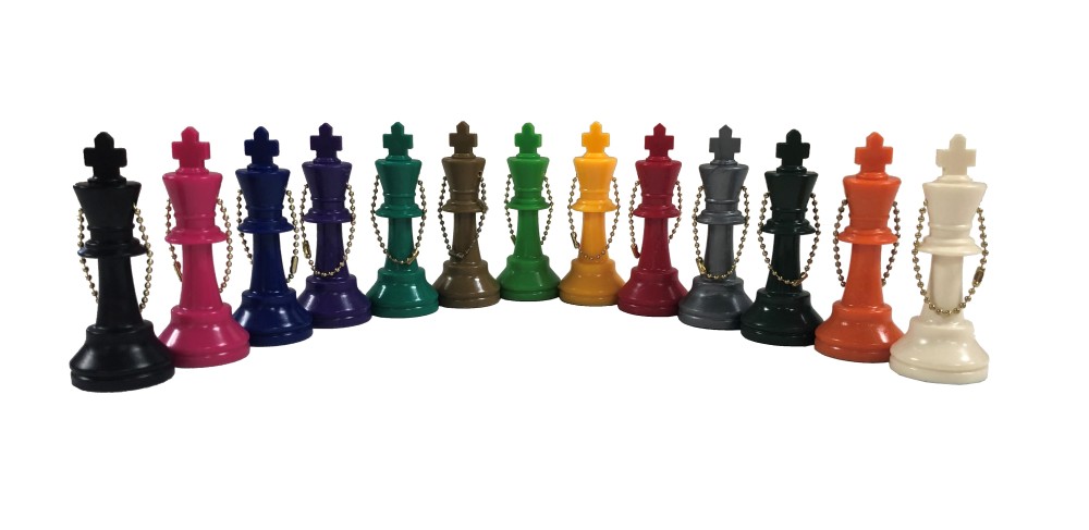 Colored Key Chain - KING