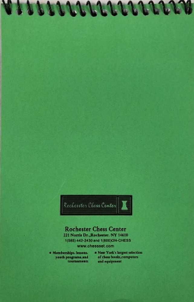 Grandmaster in Training Green Softcover Scorebook