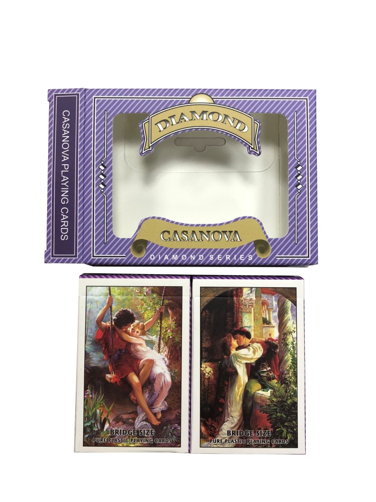 Casanova Bridge Playing Cards - Ace 100% Plastic - Super Index