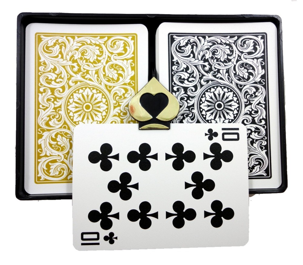 Poker Regular Index 1546 Black Gold COPAG