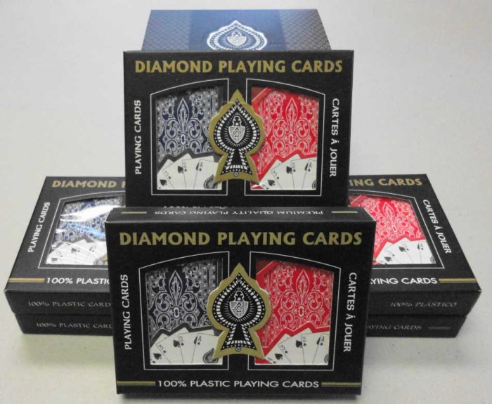 12 Sets (24 decks)  - Ace 100% Plastic - Phoenix Bridge -Reg. Index