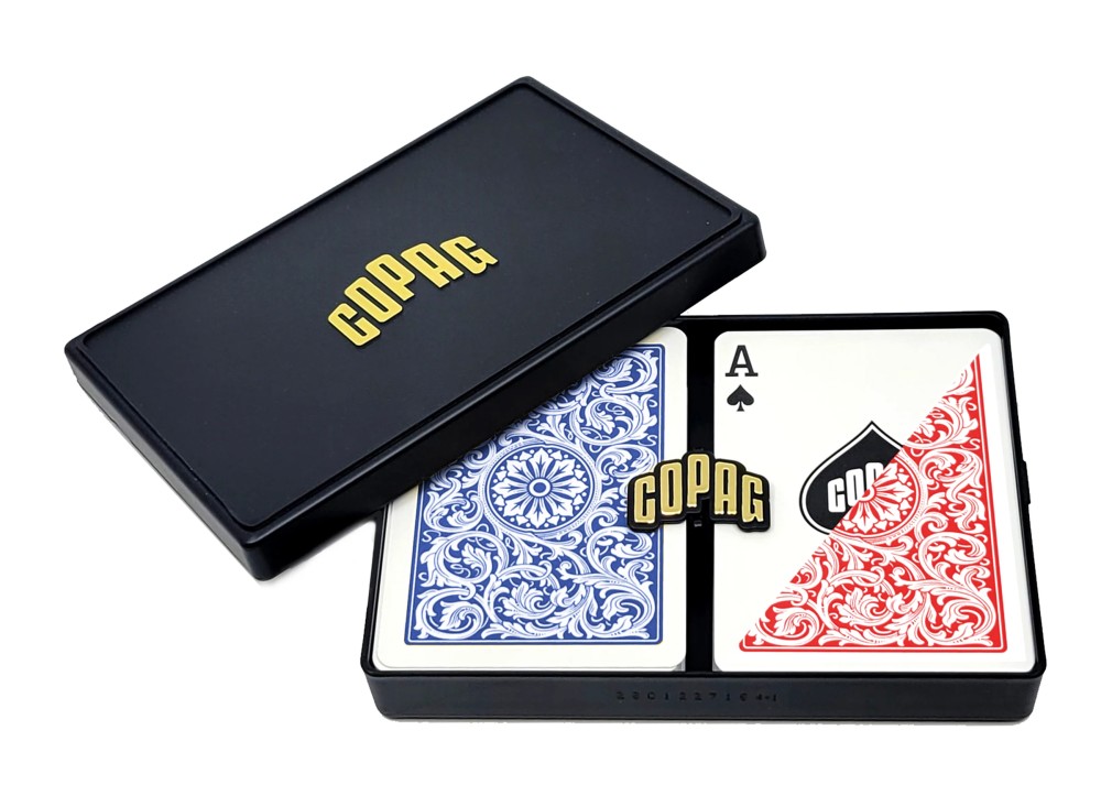COPAG 1546 - Red/Blue  -  Regular Index  - Poker