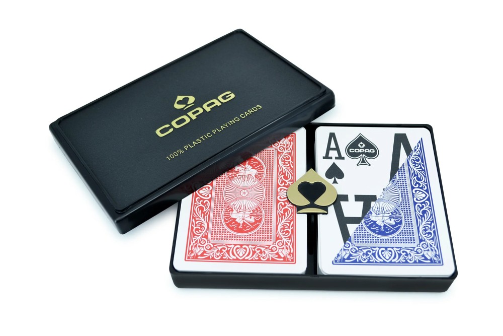 Copag Magnum Poker Size - Red / Blue - Extra Jumbo Index