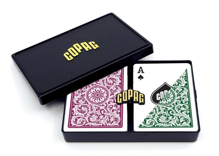 COPAG 1546 - Green Burgundy - Regular Index - Poker